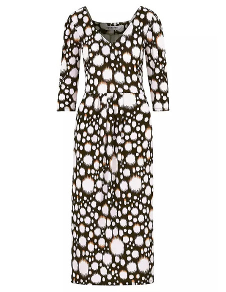 Together Spot Print Jersey Pocket Dress