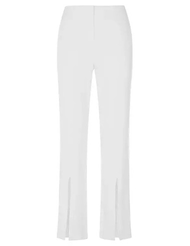 STAR by Julien Macdonald White Casual Split Front Hem Pants