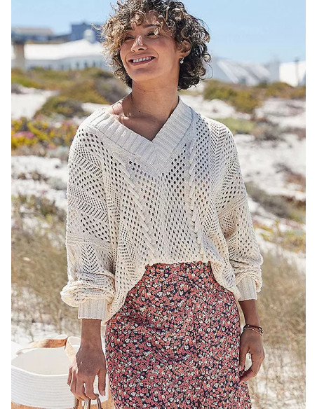 Freestyle Mollie Open Knit Jumper