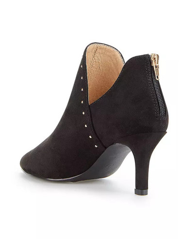 Kaleidoscope Black Cut Out Shoe Boots