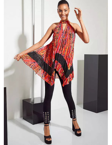 STAR by Julien Macdonald Red Multi Print Flow Dress