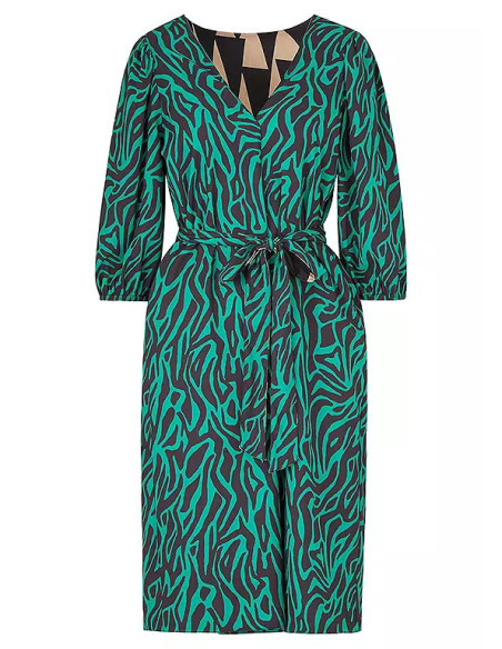 Love Mark Heyes Reversible Print Plus Size Kimono