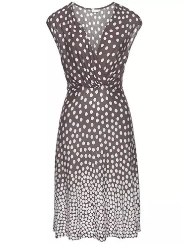 LASCANA Brown & Cream Spot Beach Dress