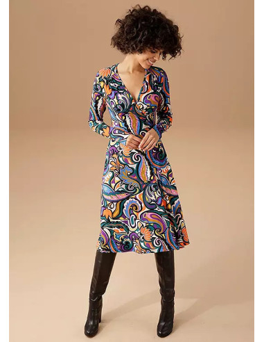 Aniston Casual Colourful Jersey Dress