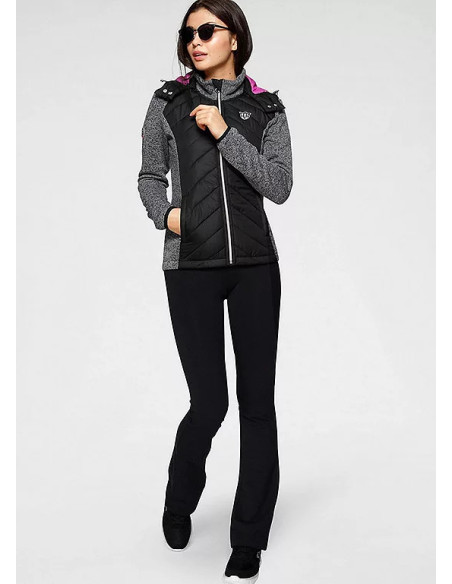 KangaROOS Black Wide Leg Plus Size Leggings