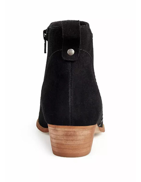 Freemans Suede Western Short Ankle Boots
