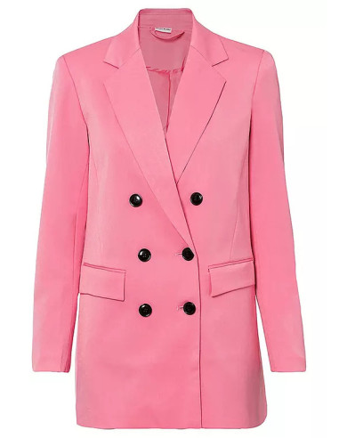 bonprix Double Breasted Pink Blazer