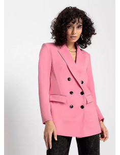 bonprix Double Breasted Pink Blazer 2