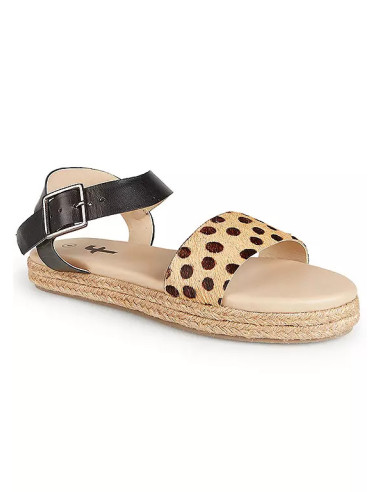 Freestyle Evie Ankle Strap Animal Flatform Sandals