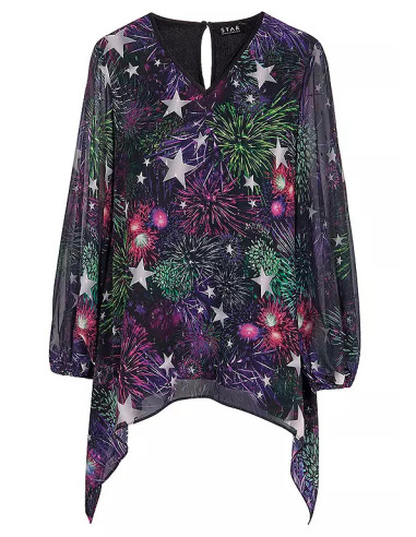 STAR by Julien Macdonald Star Print Top