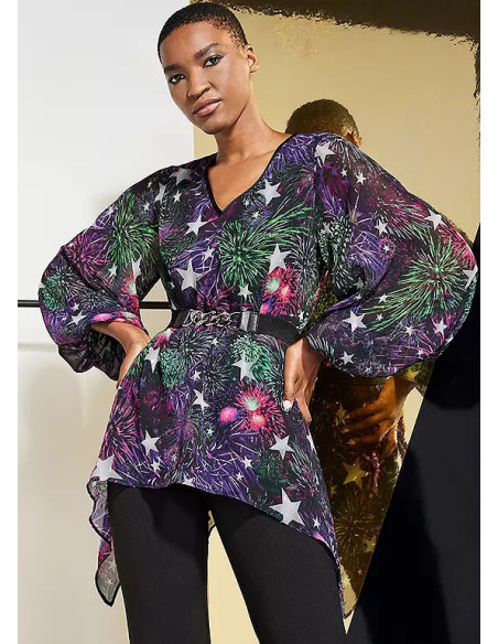 STAR by Julien Macdonald Star Print Top