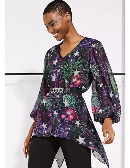 STAR by Julien Macdonald Star Print Top