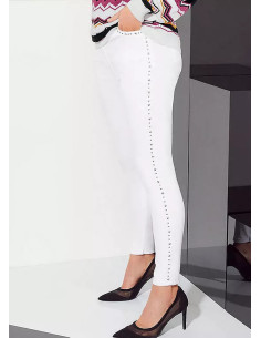 STAR by Julien Macdonald Studded White Jeans 2