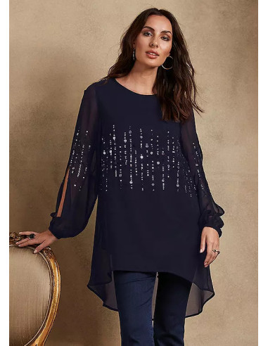 Together Black Sequin Top