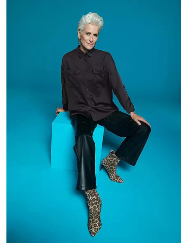 Freemans Black Satin Utility Shirt