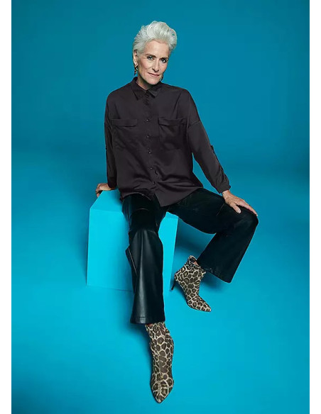 Freemans Black Satin Utility Shirt