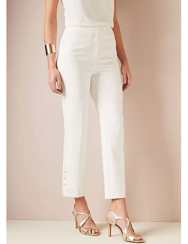 Together Ivory Ankle Grazer Trousers