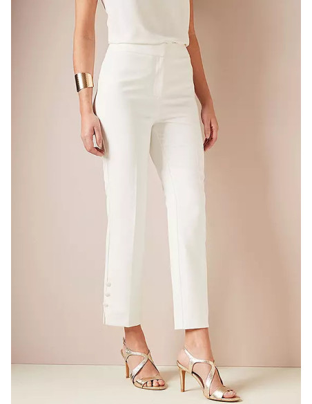 Together Ivory Ankle Grazer Trousers