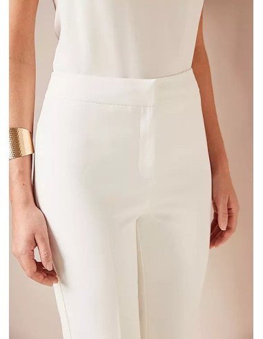 Together Ivory Ankle Grazer Trousers