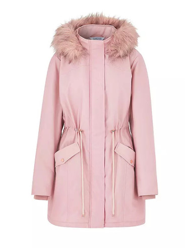 Together Parka with Back Lace Up Detail