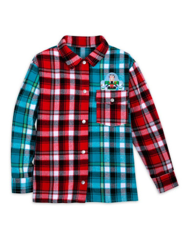 Disney Pixar Toy Story Checked Plaid Flannel Shirt