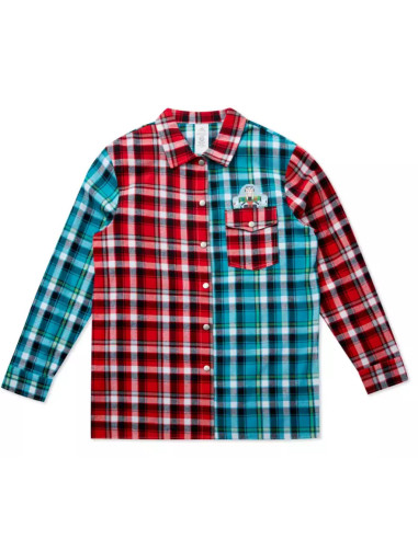 Disney Pixar Toy Story Checked Plaid Flannel Shirt