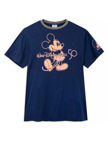 Walt Disney World 50th Anniversary Ringer T-Shirt for Adults