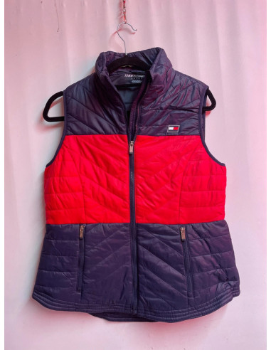 Tommy Hilfiger Sport Blue & Red Sleeveless Gilet