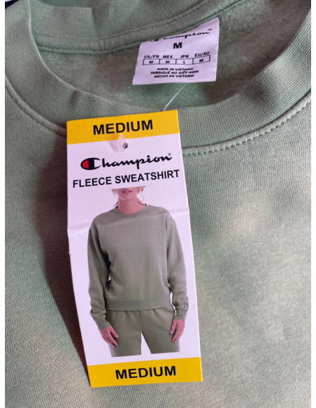 Champion Long Sleeve Pale Green Sweater