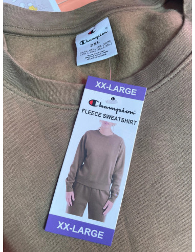 Champion Long Sleeve Faded Brown Sweater