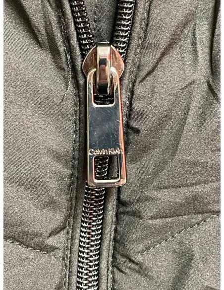 Calvin Klein Ladies Longline Black Puffer Jacket