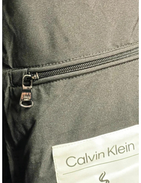 Calvin Klein Ladies Longline Black Puffer Jacket