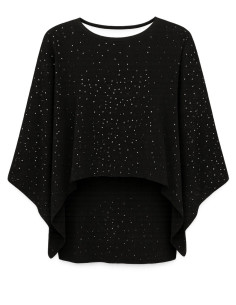 Kaleidoscope Velour Sequin Cape