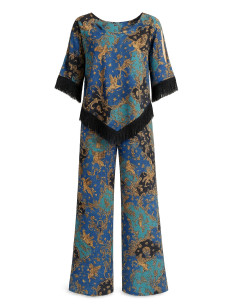 STAR by Julien Macdonald Frill Detail Baroque Top