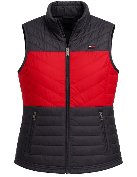 Tommy Hilfiger Sport Blue & Red Sleeveless Gilet