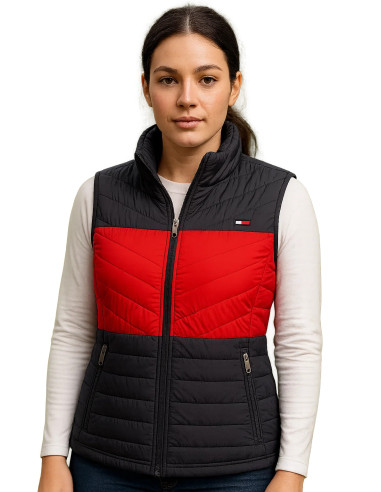 Tommy Hilfiger Sport Blue & Red Sleeveless Gilet