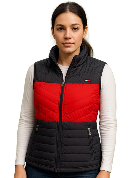 Tommy Hilfiger Sport Blue & Red Sleeveless Gilet