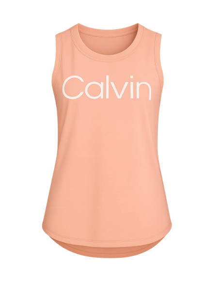 Calvin Klein Performance Pink Sleeveless Crop Top