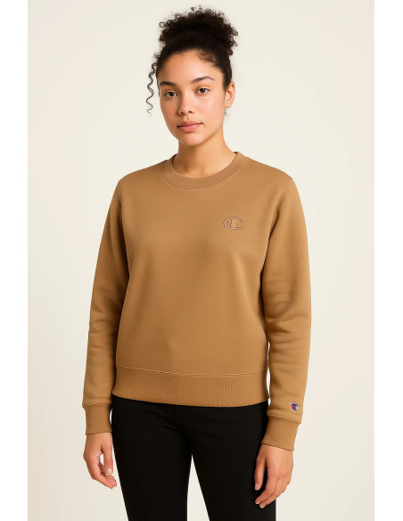 Champion Long Sleeve Faded Brown Sweater