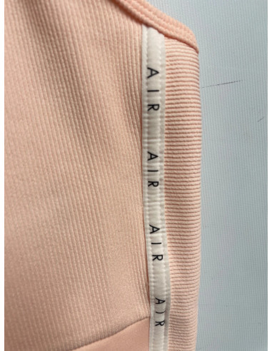 Nike Air Women's Ribbed Crop Bralette – Soft Pink