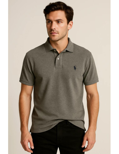 Polo Ralph Lauren Short Sleeve Grey Polo Shirt