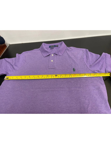Polo Ralph Lauren Short Sleeve Heather Purple Polo Shirt
