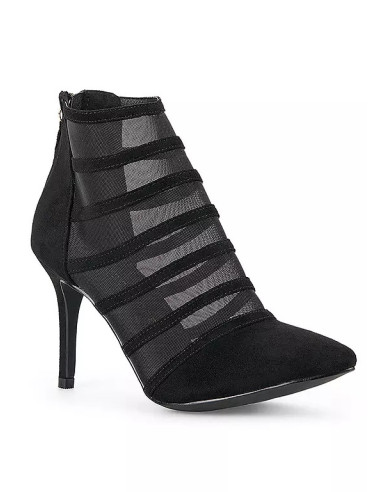 Kaleidoscope Black Mesh Shoes Boots