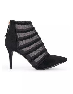 Kaleidoscope Black Mesh Shoes Boots 2