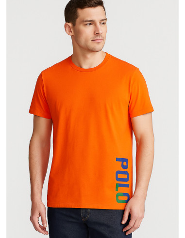 Polo Ralph Lauren Orange Spell Out Logo T-Shirt