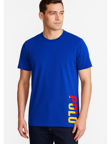 Polo Ralph Lauren Blue Spell Out Logo T-Shirt
