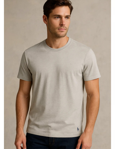 Polo Ralph Lauren Grey Super Soft Logo T-Shirt