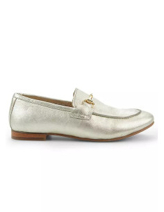Kaleidoscope Leather Snaffle Trim Loafers 2