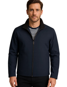 Calvin Klein Men’s Navy Full-Zip Jacket – Lightweight Windbreaker 2