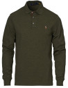 Polo Ralph Lauren Pima Cotton Long Sleeve Olive Green Polo Shirt